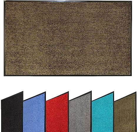 Wash & Clean Door Mat - Grey